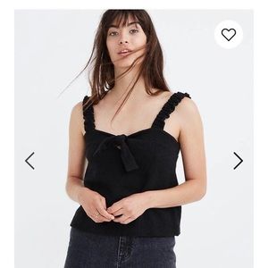 Madewell Shirt texture tank NWT